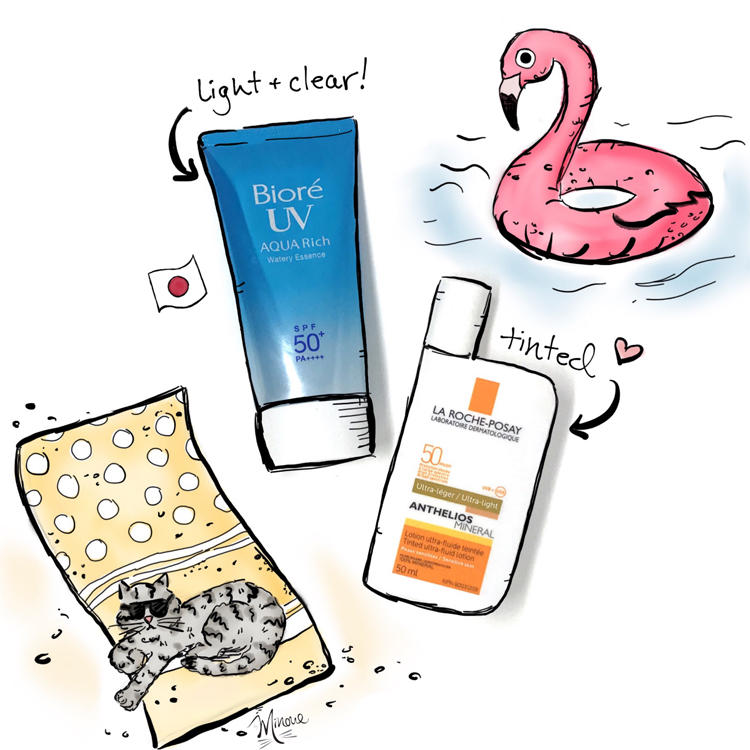 Best Daily Sunscreens: Bioré UV + La Roche-Posay | byMinoue